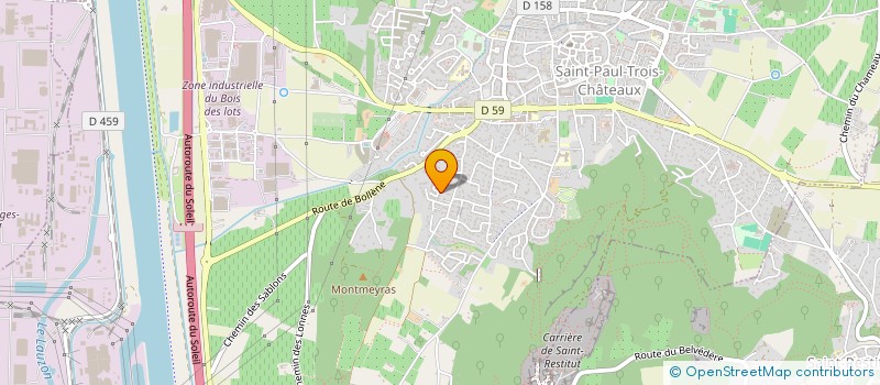 localisation de l'entreprise MONSIEUR RENAUD RULENCE  SAINT-PAUL-TROIS-CHATEAUX