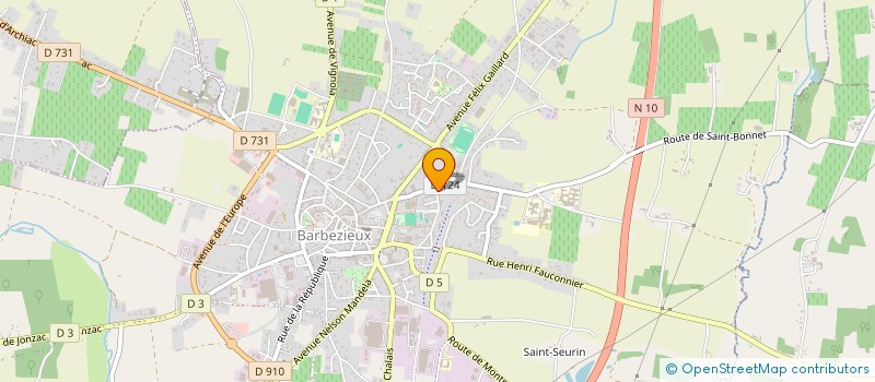 localisation de l'entreprise MONSIEUR RENAUD SAPHY  BARBEZIEUX-SAINT-HILAIRE