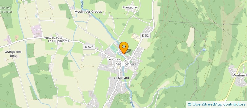 localisation de l'entreprise MONSIEUR RENAUD SARTORETTI  MEILLONNAS