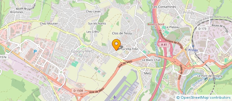 localisation de l'entreprise MONSIEUR RENAUD SCOTTI  EPAGNY METZ-TESSY