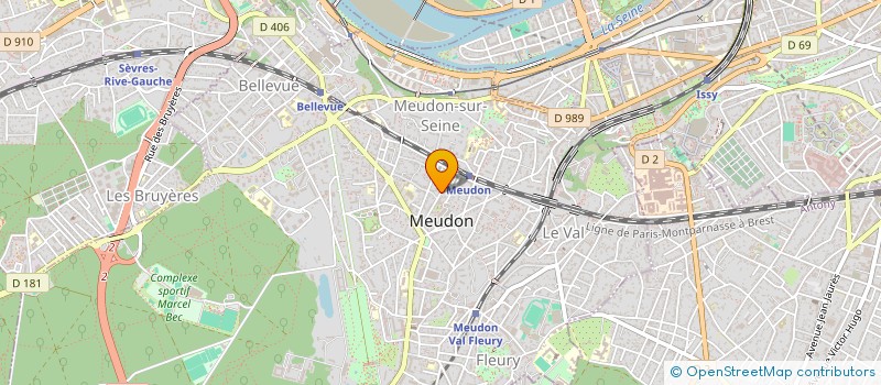 localisation de l'entreprise MONSIEUR RENAUD SECHAN à MEUDON