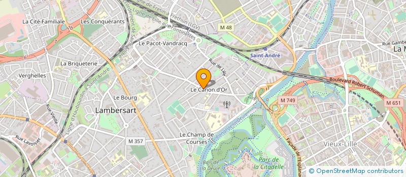 localisation de l'entreprise MONSIEUR RENAUD SECQ à LAMBERSART