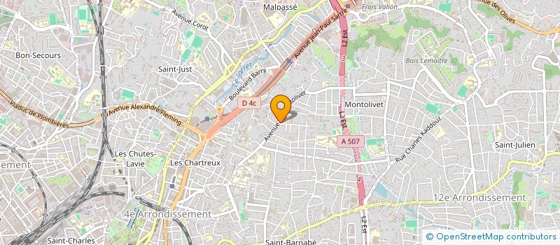 localisation de l'entreprise MONSIEUR RENAUD SERNICLAY à MARSEILLE