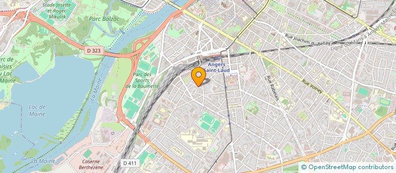 localisation de l'entreprise MONSIEUR RENAUD STRAK à ANGERS