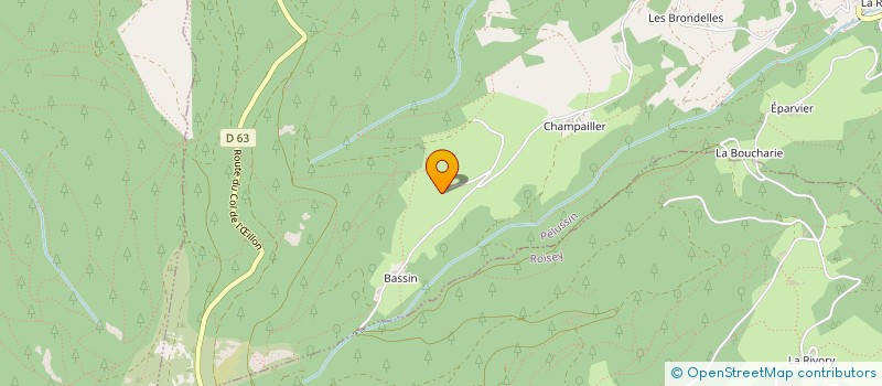 localisation de l'entreprise MONSIEUR RENAUD TABAILLON  PELUSSIN