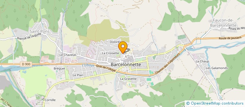 localisation de l'entreprise MONSIEUR RENAUD THERY  BARCELONNETTE