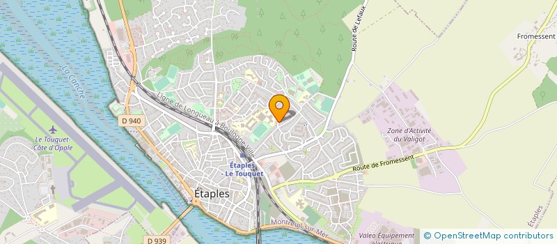 localisation de l'entreprise MONSIEUR RENAUD THUILLIER à ETAPLES