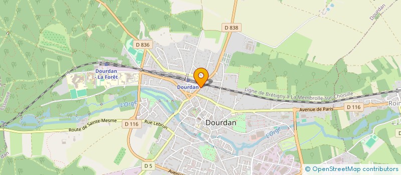 localisation de l'entreprise MONSIEUR RENAUD TISSERAND  DOURDAN