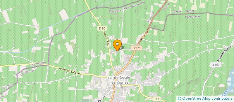 localisation de l'entreprise MONSIEUR RENAUD TOURNILLON  SAINTE-CECILE-LES-VIGNES