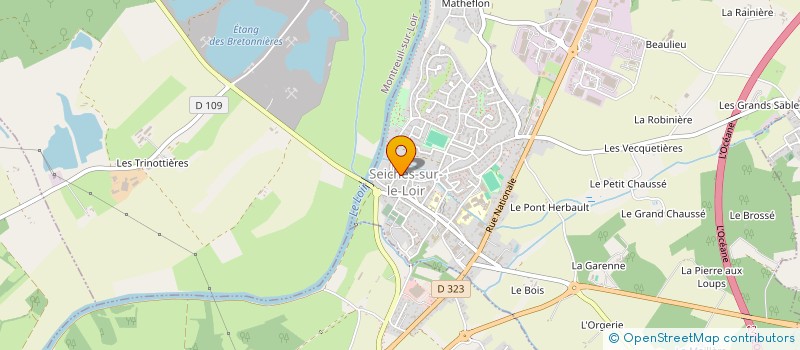 localisation de l'entreprise MONSIEUR RENAUD ULLDEMOLINS à SEICHES-SUR-LE-LOIR