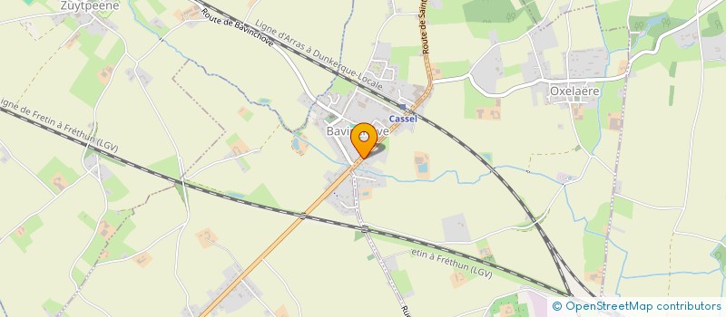 localisation de l'entreprise MONSIEUR RENAUD VAESKEN  OXELAERE