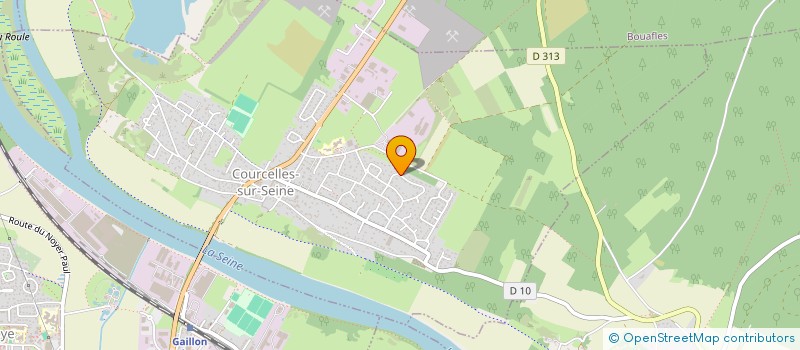 localisation de l'entreprise MONSIEUR RENAUD VANCON  COURCELLES-SUR-SEINE