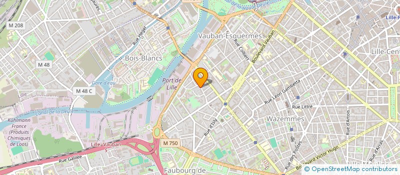 localisation de l'entreprise MONSIEUR RENAUD VANELLE à LILLE