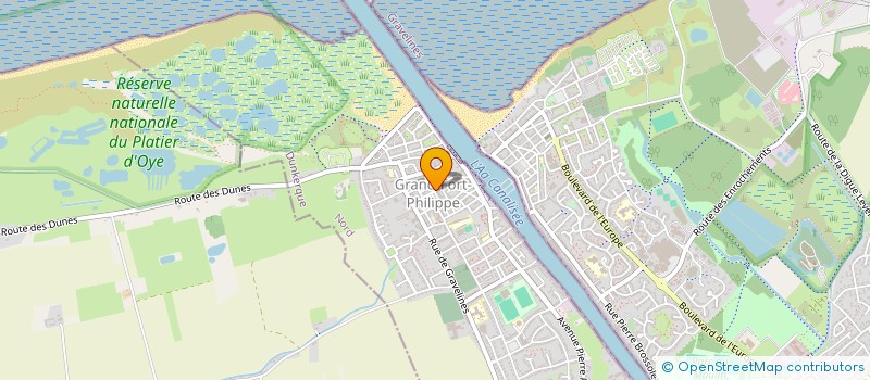 localisation de l'entreprise MONSIEUR RENAUD VERGRIETE  GRAND-FORT-PHILIPPE