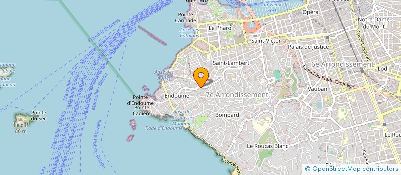 localisation de l'entreprise MONSIEUR RENAUD VINCENT à MARSEILLE