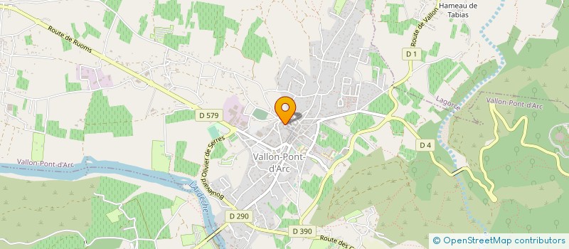 localisation de l'entreprise MONSIEUR RENAUD VINCENT à VALLON-PONT-D'ARC