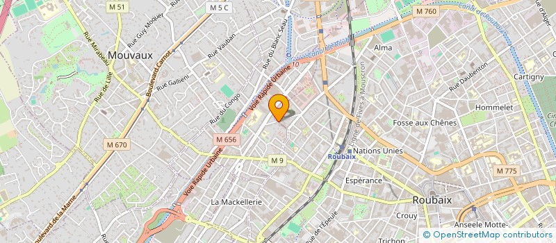 localisation de l'entreprise MONSIEUR RENAUD WAILLIEZ à TOURCOING