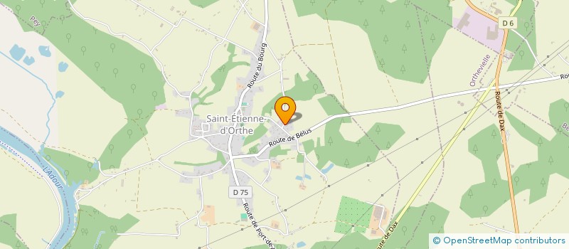 localisation de l'entreprise MONSIEUR RENAUD WALTER  SAINT-ETIENNE-D'ORTHE