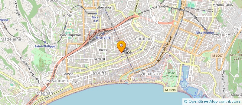localisation de l'entreprise MONSIEUR RENE ABADIE-LUQUET à NICE