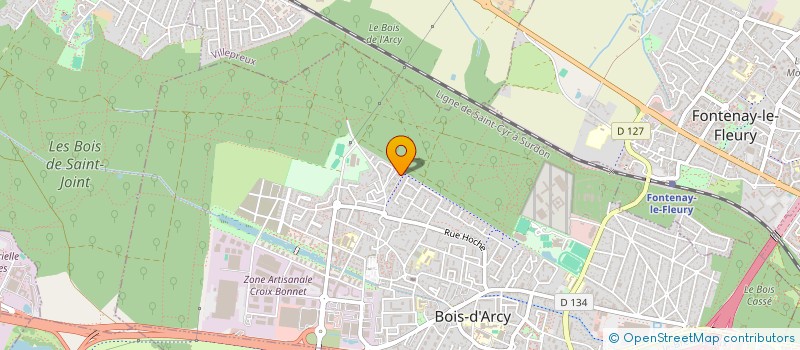 localisation de l'entreprise MONSIEUR RENE ABDI  BOIS-D'ARCY