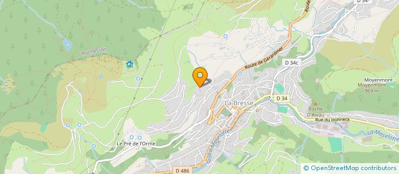 localisation de l'entreprise MONSIEUR RENE ABEL  LA BRESSE