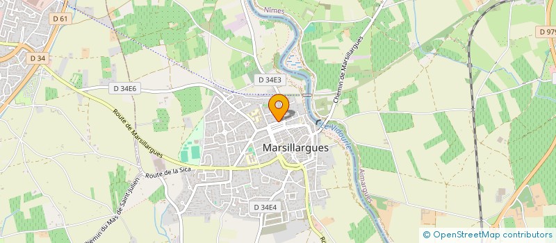 localisation de l'entreprise MONSIEUR RENE ABERLIN  MARSILLARGUES