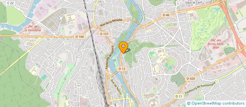 localisation de l'entreprise MONSIEUR RENE ABSALON  EPINAL