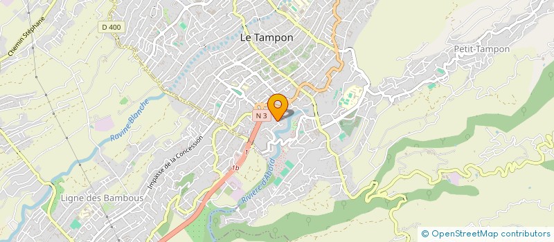 localisation de l'entreprise MONSIEUR RENE ACAPANDIE à LE TAMPON
