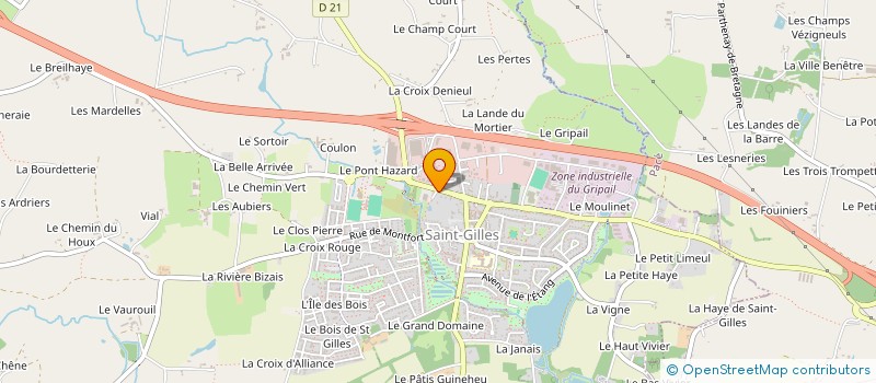 localisation de l'entreprise MONSIEUR RENE ADAM  SAINT-GILLES