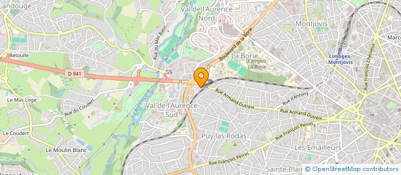 localisation de l'entreprise MONSIEUR RENE ADAMSKI à LIMOGES