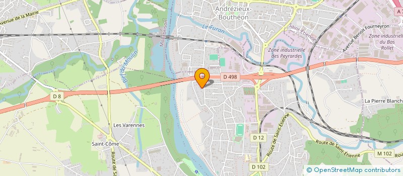 localisation de l'entreprise MONSIEUR RENE ADIER  SAINT-JUST-SAINT-RAMBERT