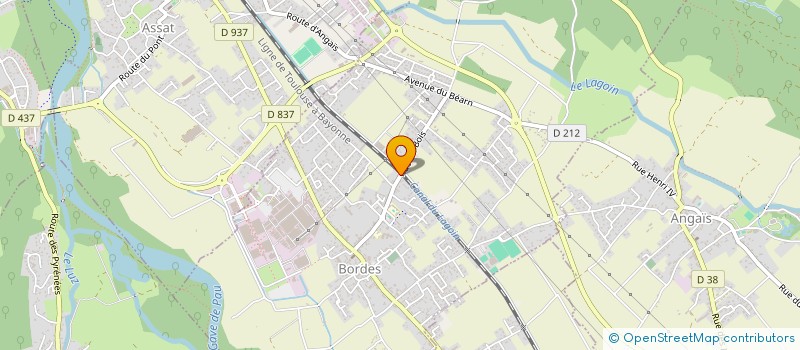 localisation de l'entreprise MONSIEUR RENE ADOLF  BORDES