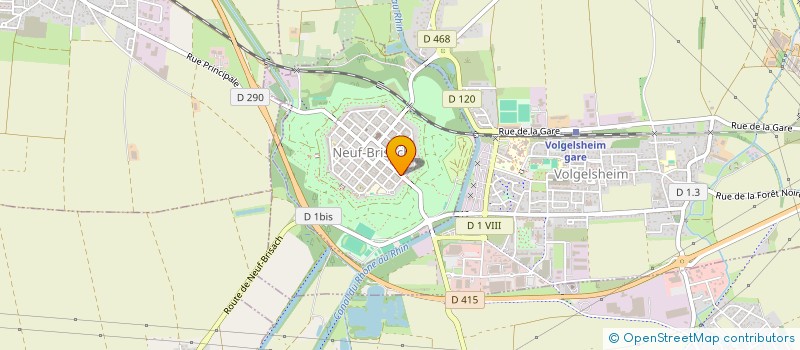 localisation de l'entreprise MONSIEUR RENE ADOLPH  NEUF-BRISACH