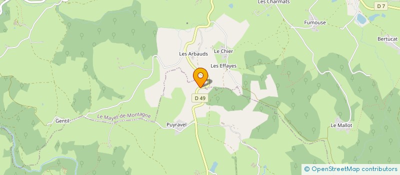 localisation de l'entreprise MONSIEUR RENE AILLOT à CHATEL-MONTAGNE