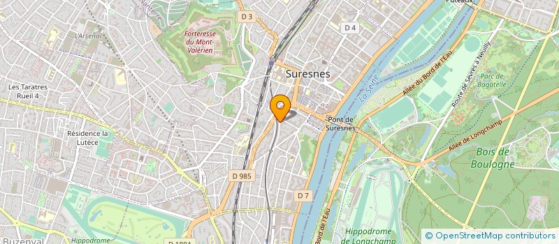localisation de l'entreprise MONSIEUR RENE ALARY à SURESNES