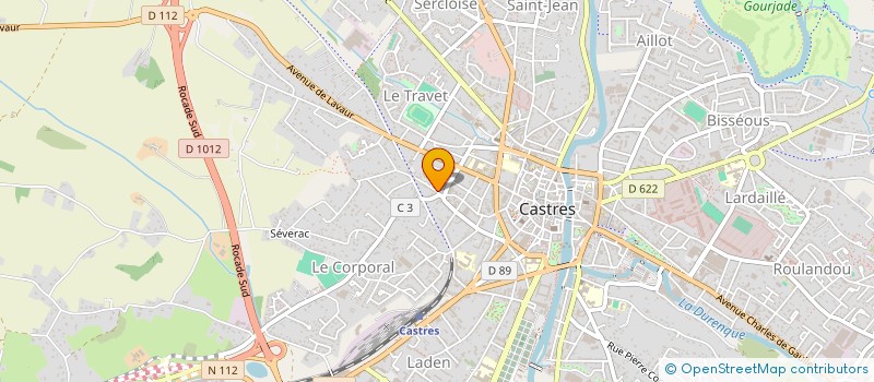 localisation de l'entreprise MONSIEUR RENE ALBERT à CASTRES