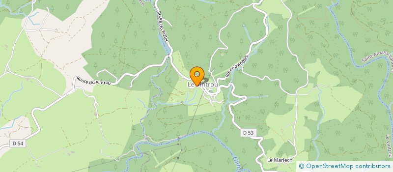 localisation de l'entreprise MONSIEUR RENE ALBERT  SAINT-AMANS-SOULT