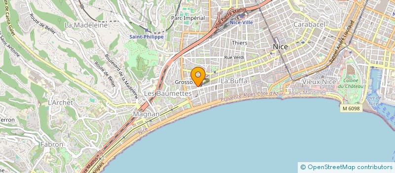 localisation de l'entreprise MONSIEUR RENE ALLIERI à NICE