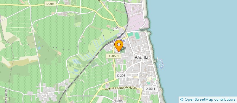 localisation de l'entreprise MONSIEUR RENE AMBROISE  PAUILLAC