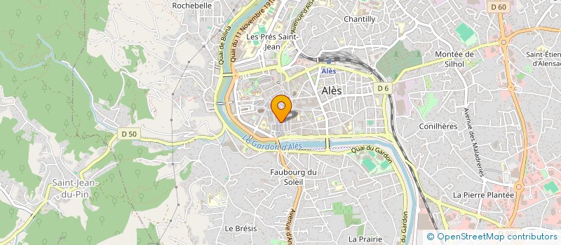 localisation de l'entreprise MONSIEUR RENE ANDRIEU à ALES