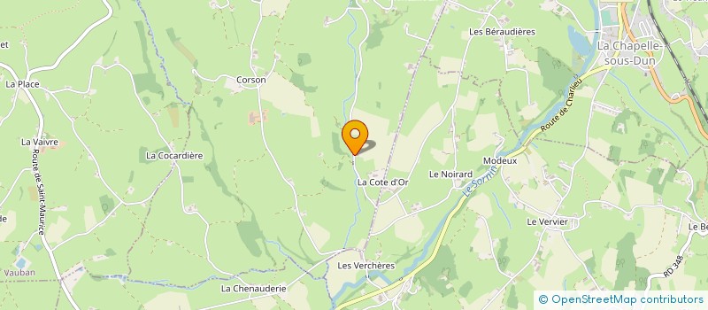 localisation de l'entreprise MONSIEUR RENE ANDRILLAT  SAINT-LAURENT-EN-BRIONNAIS