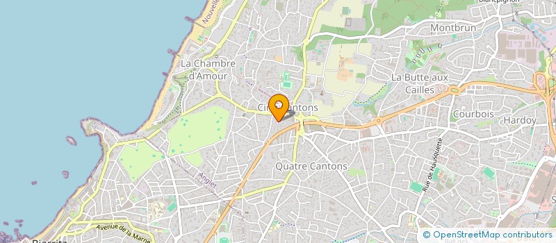 localisation de l'entreprise MONSIEUR RENE AOUIZERATE à ANGLET