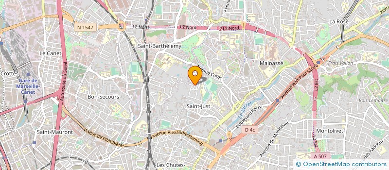 localisation de l'entreprise MONSIEUR RENE ARAQUE à MARSEILLE