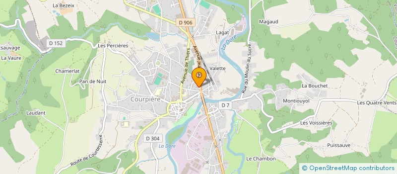localisation de l'entreprise MONSIEUR RENE ARCHIMBAUD à COURPIERE