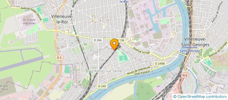 localisation de l'entreprise MONSIEUR RENE ARIOT  VILLENEUVE-LE-ROI