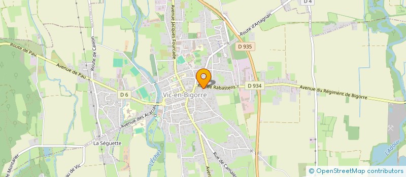 localisation de l'entreprise MONSIEUR RENE ARNAEZ  VIC-EN-BIGORRE
