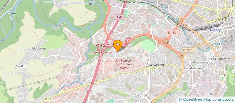 localisation de l'entreprise MONSIEUR RENE AUBERIX à ANNECY