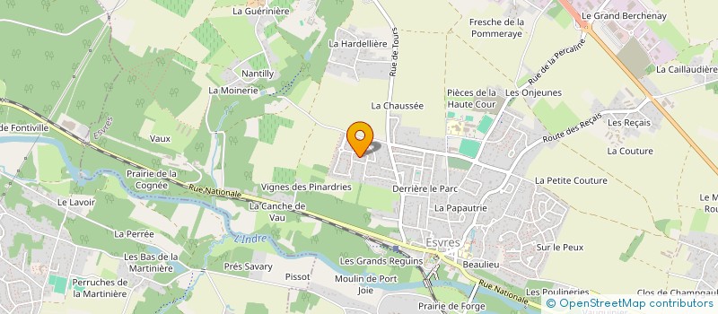 localisation de l'entreprise MONSIEUR RENE AUBISSON à SAINT-BRANCHS