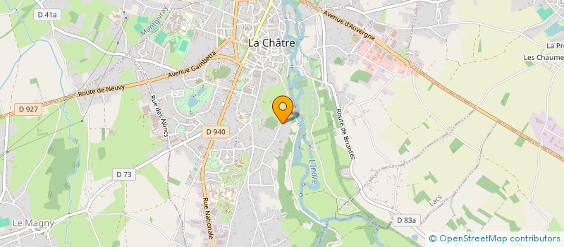 localisation de l'entreprise MONSIEUR RENE AUBOURG à LA CHATRE