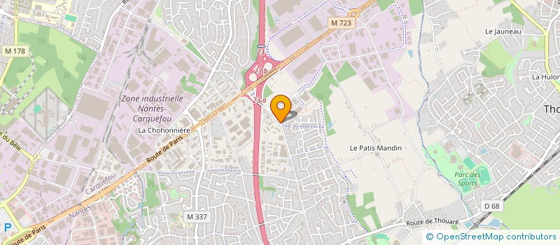 localisation de l'entreprise MONSIEUR RENE AUDOIRE  SAINTE-LUCE-SUR-LOIRE